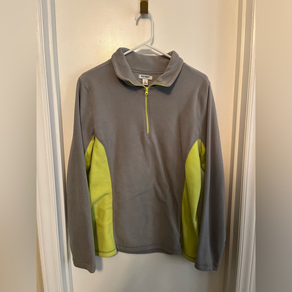 Old navy fleece quarter zip